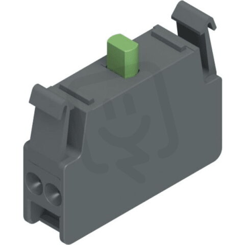 Kontaktní jednotka plast 1NO Pružinová svorka do panelu Teplota: -40..80° C IP20