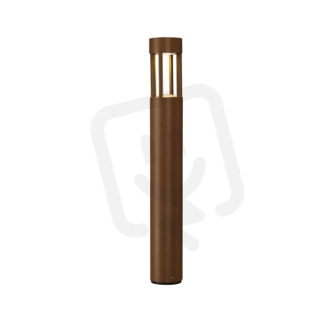 SLOTS 65 venkovní stojací lampa LED 3000K kulatá rezavá d/V 9/66,5 cm 4,5 W