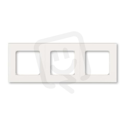 LEVIT M Trojrámeček perleťová/ledová bílá ABB 3901H-A05030 68