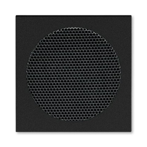 Kryt pro reproduktor s kulatou mřížkou 5016H-A00075 63 onyx Levit ABB