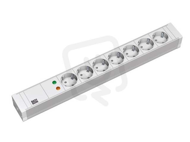 Bachman 333.604 19'' PVC 7xCEE7/3 1xOVP power 2,0m CEE7/7