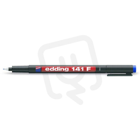 Permanentní pero s kulatým hrotem 0,6mm/barva modrá EDDING 141 F modrá