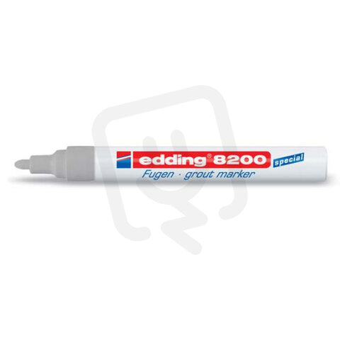 Permanentní pero s kulatým hrotem 2-4mm na spáry/barva šedá EDDING 8200