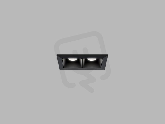 Zápustné svítidlo LED2 LINEAR II 2, B DALI/PUSH 4W 2700K/3000K/4000K UGR černá