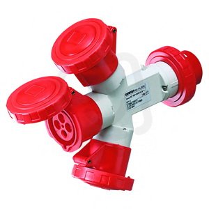IP67 3 WAYS DEVICE 3P+T 32A 400V 6H