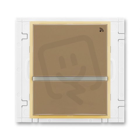 Vysílač RF dvojnásobný 868 MHz 3299E-A21908 25 kávová/led. opálová Element ABB