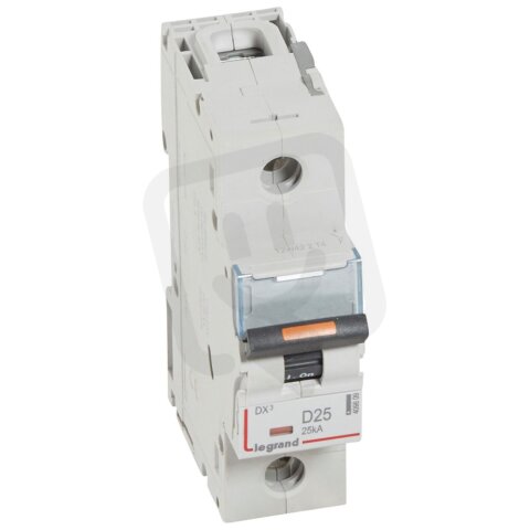 DX3 JISTIČ, 1 PÓLOVÝ, CHAR. D,25A 25KA LEGRAND 409809
