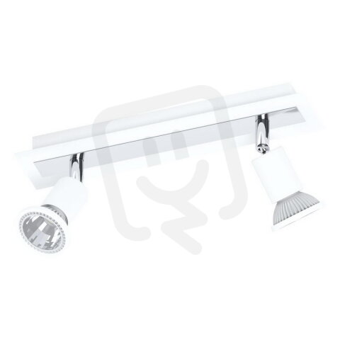 Bodové svítidlo SARRIA 2xGU10 bílá/chrom 9W IP20 EGLO 94959