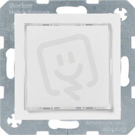 Signalizační LED bílá, S.1/B.x, bílá, lesk BERKER 29538989