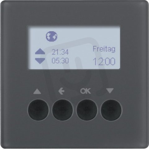 Žaluziový časový spínač, Q.x, antracit sametová BERKER 85741126