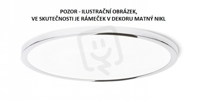 HUE R 22 zápustná matný nikl 230V LED 24W 3000K RENDL R12773