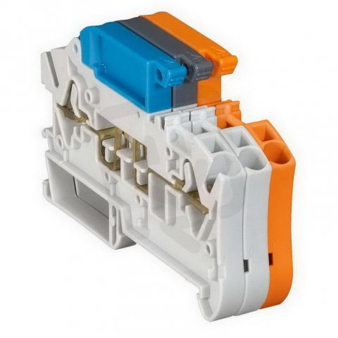 VIKING 3 SVORKA PRUŽINOVÁ ODPOJOVACÍ 2,5MM2 ORANŽOVÁ (NOVÁ) LEGRAND