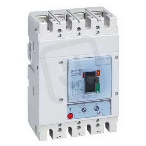 DPX3 630 TEPELNĚ MAGNETICKÁ SPOUŠŤ PRO VÝKONOVÝ JISTIČ 4P 400A 36kA LEGRAND