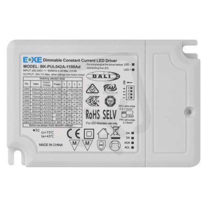 DALI Driver pro LED svítidla CC 1050mA 40W EMOS ZZ409BD