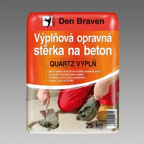 DenBraven 57551Q Výplňová opravná stěrka na beton QUARTZ VÝ