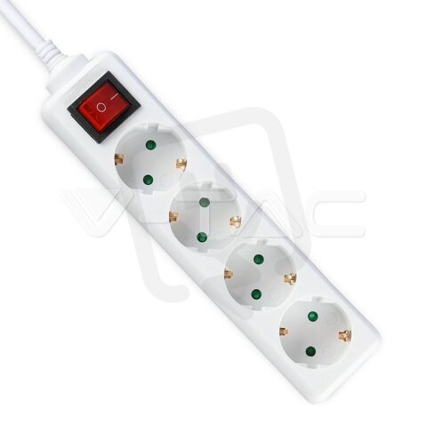 4 Ways Socket With Switch (3G 1.5MM2 X 5