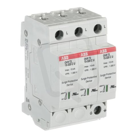 OVR T2 3L 40-320 P TS U Přepěťová ochrana T2 40-320 kA ABB 2CTB802345R2500