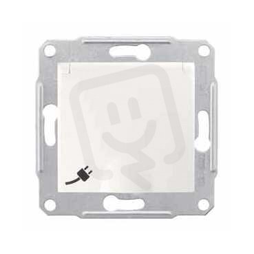 Sedna Zásuvka Schuko 2P+PE IP44, clonky, Cream SCHNEIDER SDN3100323