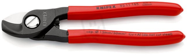 KNIPEX 9511165 nůžky na Al a Cu vodiče d16mm/50mm2 potahované rukojeti (PN15/1)