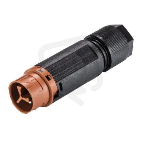 vidlice na kabel RST16I3/2S S1 ZT4S L BR, 2-pólová, hnědá WIELAND 46.032.4551.4