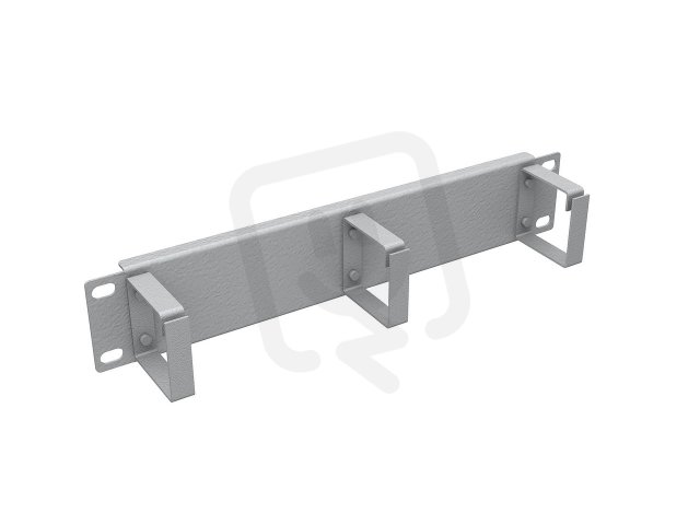 VP-10-1-G Vyvazovací panel 10" 1U, kovový, RAL 7035   SOLARIX 86010301
