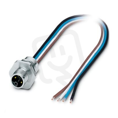 Přístrojový konektor zpředu stěny SACC-E-M12MSL-4CON-M16XL/0,2X 1239517