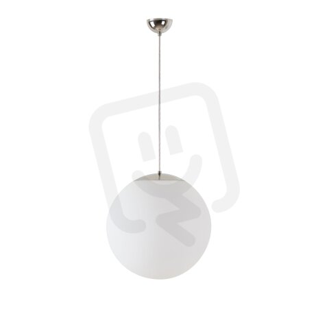 Závěsné svítidlo se skleněným stínidlem OSMONT ADRIA S3 13W IP40 E27 chrom