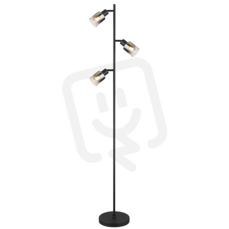 Stojací svítidlo HUBERTUS černá 3xE14,max. 40W 230V GLOBO 54308S