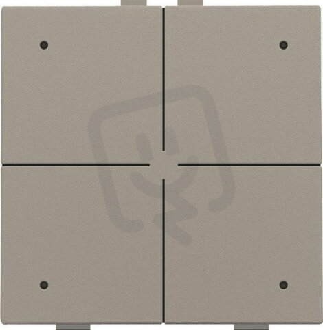 NHC 4násobný ovladač s LED + snímač teploty BRONZE COATED NIKO 123-52204