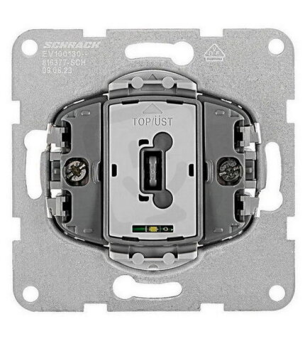 Přístroj ovladače (tlačítko) 0/1, signálka L-N, bezšroubové SCHRACK EV100130--