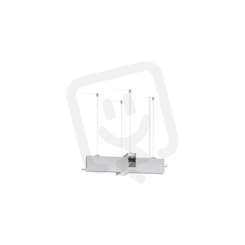 LED Svítidlo Serpent X, dolů, mléčný, 3000K, 17W, stříbrná ALUMIA FPSE108-0130DB