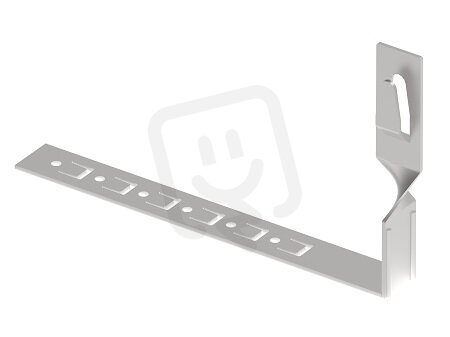 Držák vedení s příchytkou pod střešní krytinu točený drát 8mm L210 V2A 425613