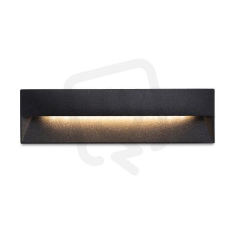 REP 18 zápustná černá  230V LED 6W 90° IP65  3000K RENDL R14205
