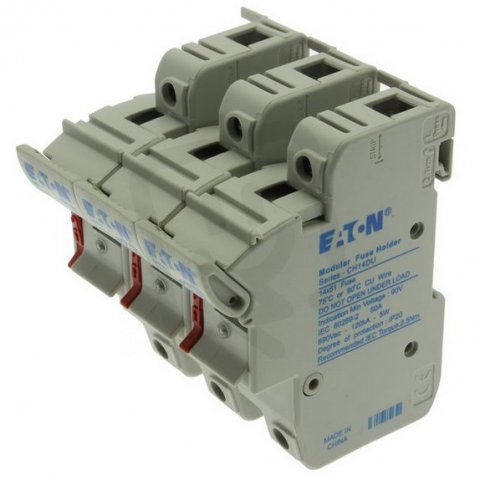 Pojistkový odpojovač Eaton CH143DIU pro pojistky C14, 3-pól, 690V AC / 50A