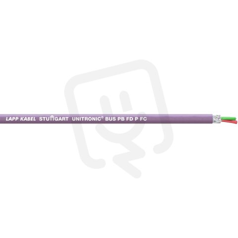 Sběrnicový kabel UNITRONIC BUS PB FD P FC 1X2X0,64 LAPP 2170322