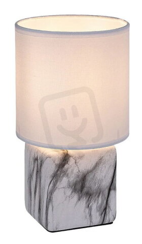 Stolní lampa NALISA mramorový efekt E14 1x MAX 40W IP RABALUX 74069