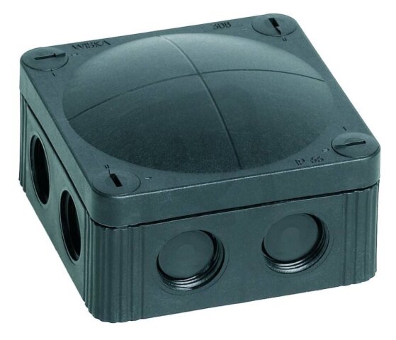 Krabice rozvodná COMBI 308/5 PP BK RAL9005 IP66/67 5-pól.svorkovnice 10060580