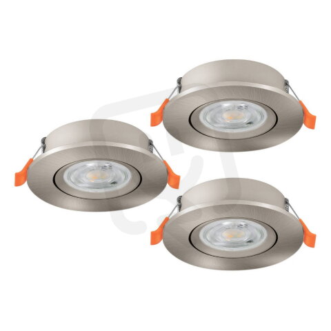 Vestavné svítidlo BARRANCO 3XLED-CCT d90 13,5W IP20 matný nikl  EGLO 902268