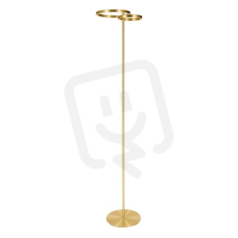 Stojací lampa CASTELPOTO 1 LED-CCT M.TOUCH 28W IP20 kartáč. mosaz EGLO 901975