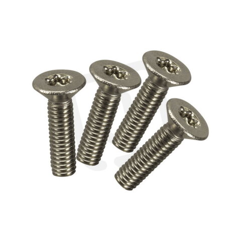 sada 4 šroubů pro montáž vložek KSE (náhradní prvek), nerezová ocel RKS005/72