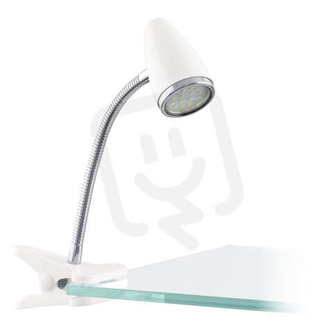 Stolní svítidlo RICCIO 1 1x 2,8W IP20 bílá/chrom  EGLO 902368