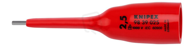 HEXAGON SOCKET WRENCHES, 3/8" 2,5MM