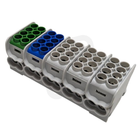 Rozbočovací svorkovnice HLAK25 5P šedá,