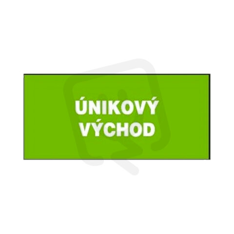 Tabulka plastová FL Únikový východ XTLINE TA717810