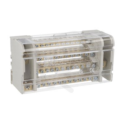 Distribuční blok 4P 125A 12 svorek