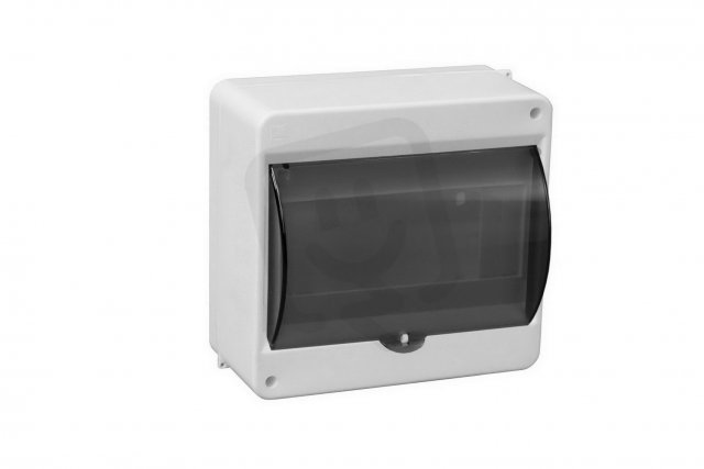 Skříň S-8 nástěnná, kouřové dvířka, N+PE