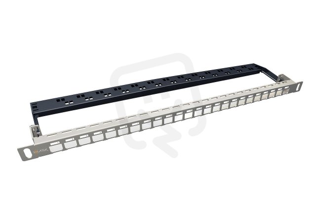 19" Modulární neosazený patch panel 24 portů 0,5U SOLARIX 24200244