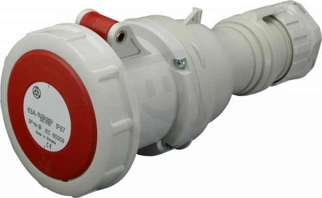 SEZ-CZ ISGN 6353 Spojovací zásuvka IP67, 63A, 5-pól
