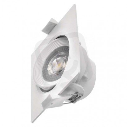 LED bodové čtvercové svítidlo spotlight 7W 500LM WW ZD3570 Emos teplá bílá