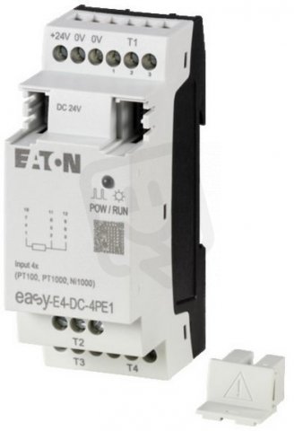 EASY-E4-DC-4PE1 Rozšiřující modul pro easyE4 24V DC 4 teplotní vstupy 197224